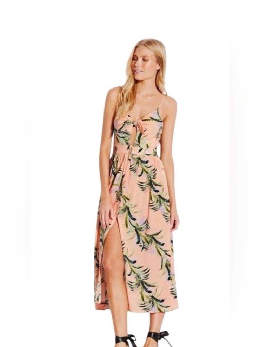 Anthropologie Seafolly Beach Dress S NWT Palm Print Las Palmas Vacationcore